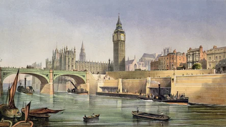 Embankment de la Tamise montrant le quai d